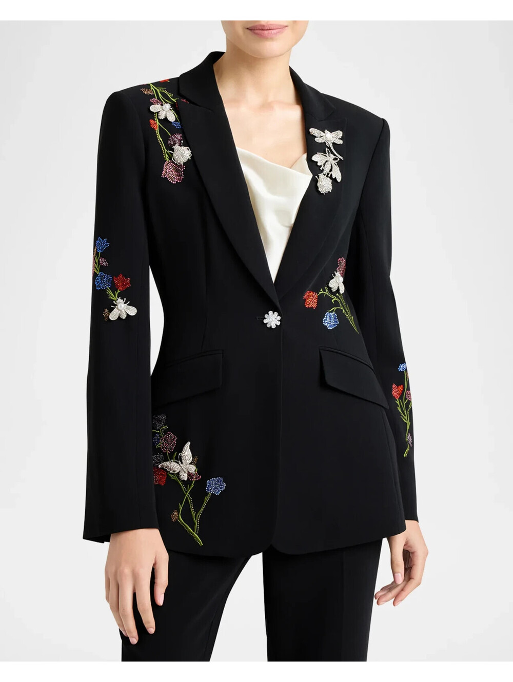 NEW/missing one button, Cinq a Sept Cheyenne Whispering Vines Blazer 8 #SJ2468